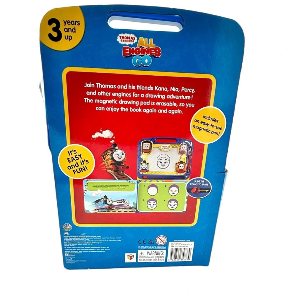 Thomas & Friends Magnetic Drawing Board & Book Learning Series Ships‎ Next Day
